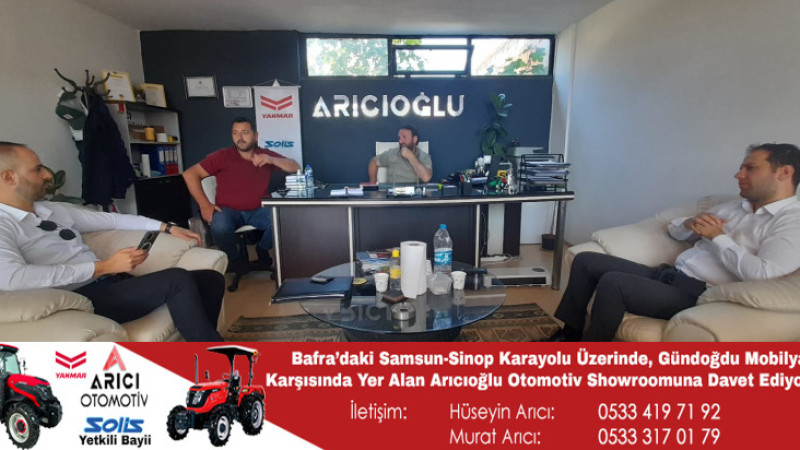 •	ARICI OTOMOTİV'DEN ÇİFTÇİYE BÜYÜK DESTEK: DÜŞÜK FAİZLİ KREDİ İLE TRAKTÖR SAHİBİ OLMA FIRSATI