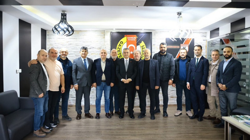 Başkan Kurnaz, Gazeteciler Cemiyeti'nde