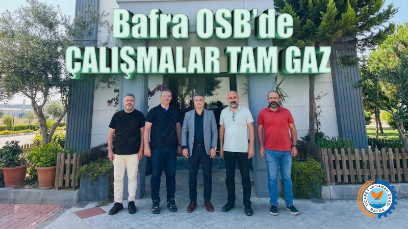 Bafra OSB’de Çalışmalar Tam Gaz