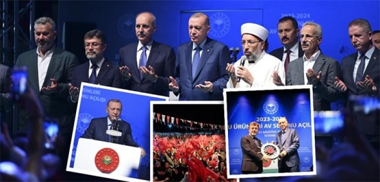 CUMHURBAŞKANI ERDOĞAN: “PRUVANIZ NETA, DÜMENİNİZ VİYA, RÜZGARINIZ KOLAYINA, BAHTINIZ AÇIK OLSUN”