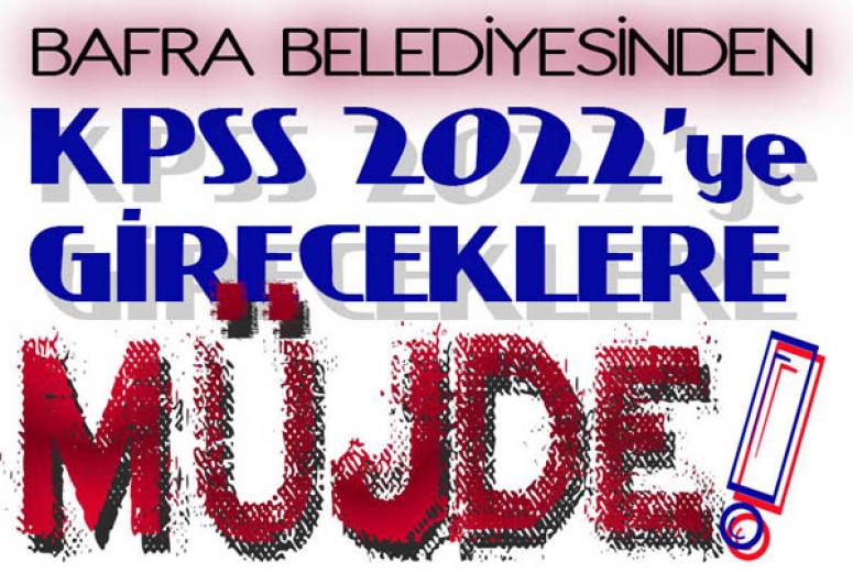 BAFRA BELEDİYESİNDEN ÜCRETSİZ KPSS GENEL TEKRAR KURSU
