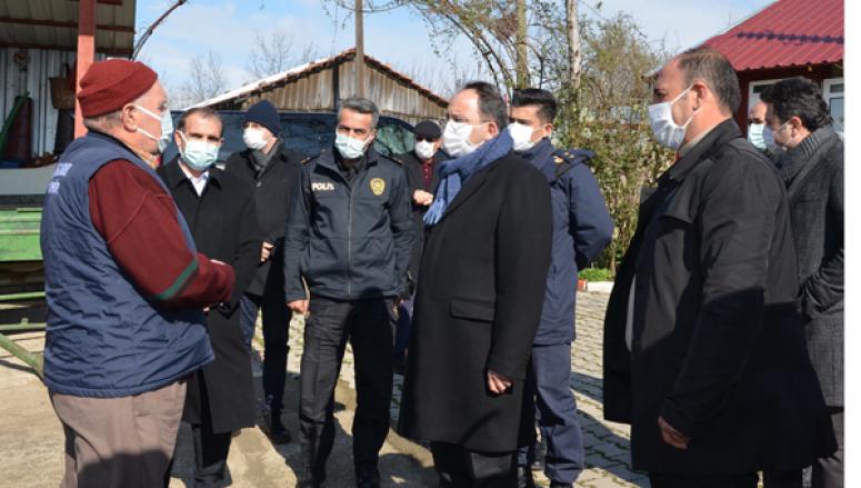 KAYMAKAM  ERTÜRKMEN  ŞEHİT AİLESİNİ ZİYARET ETTİ