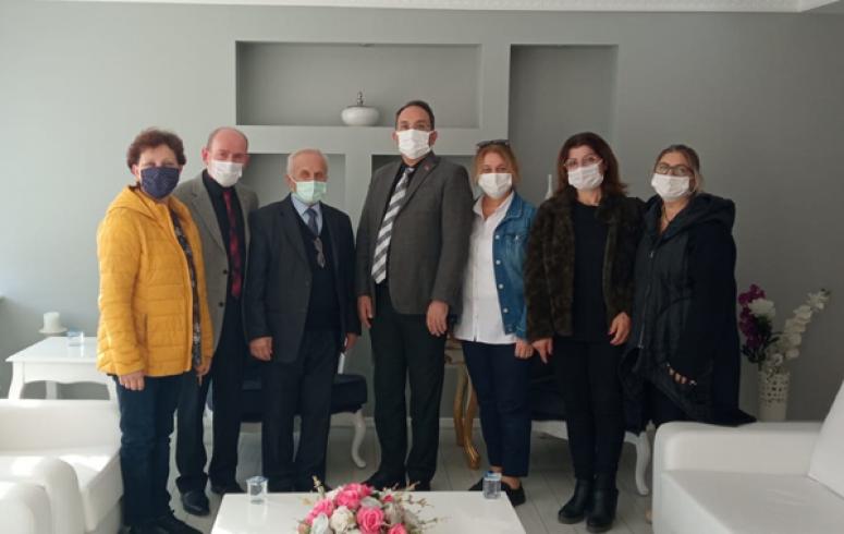 Bafra Musiki Cemiyeti yeni yönetimi ziyaretlerine başladı