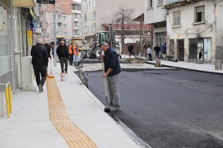 BELEDİYEDEN BASKI BETON ÇALIŞMASI