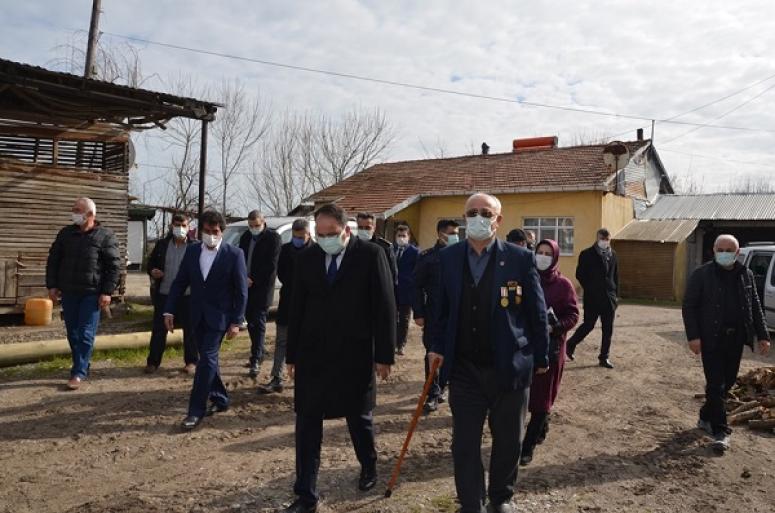 KAYMAKAMDAN KIBRIS GAZİSİNE ZİYARET