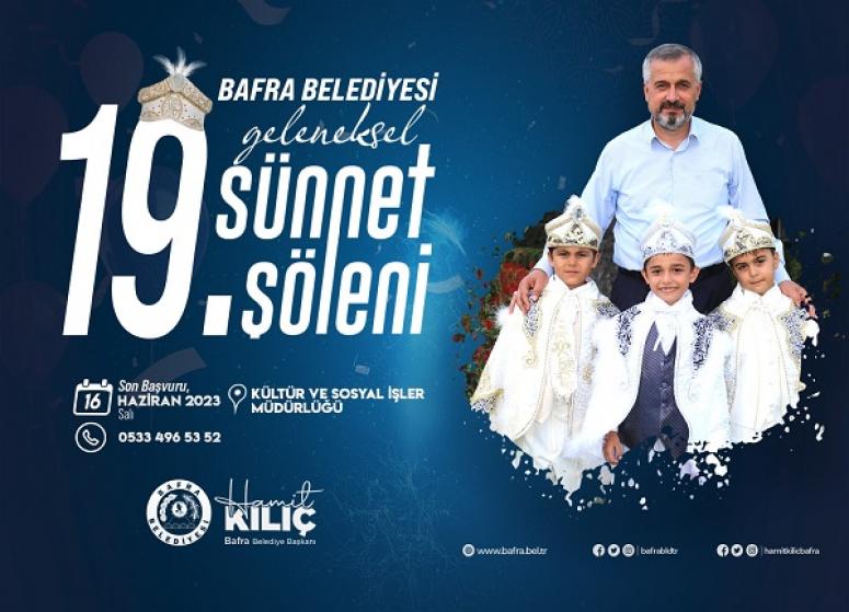 GELENEKSEL 19. SÜNNET ŞÖLENİ BAŞVURULARI BAŞLADI