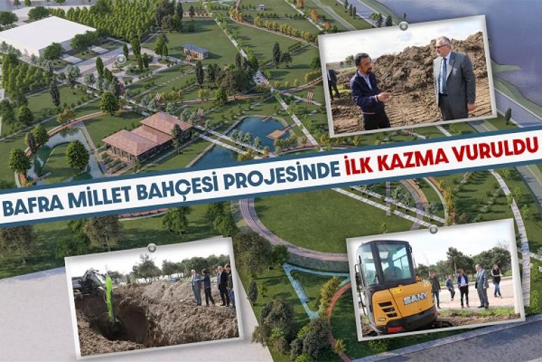 MİLLET BAHÇESİ İÇİN İLK KAZMA VURULDU