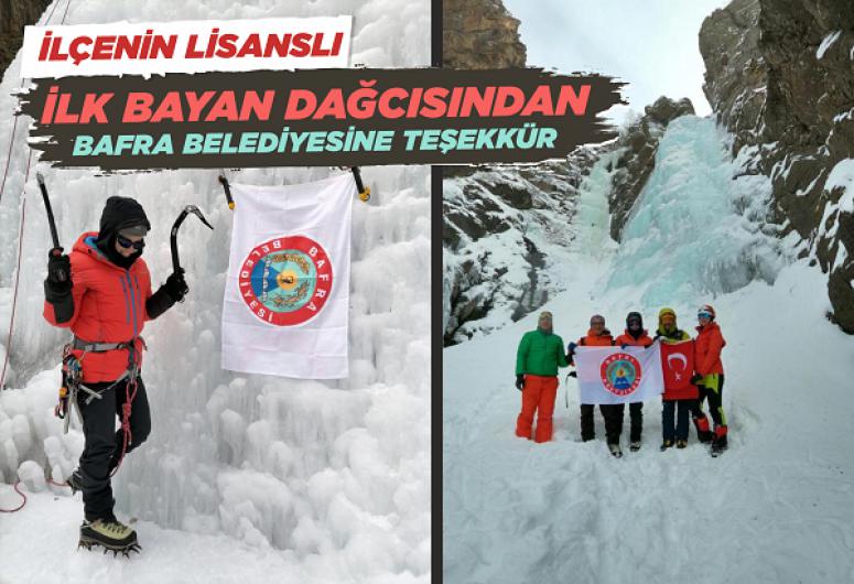 BAYAN DAĞCIDAN BAFRA BELEDİYESİNE TEŞEKKÜR