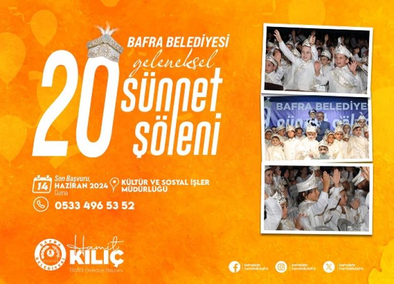 20.GELENEKSEL SÜNNET ŞÖLENİ BAŞVURULARI BAŞLADI