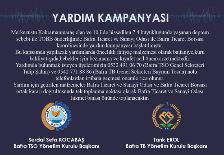 Odalardan yardım çağrısı