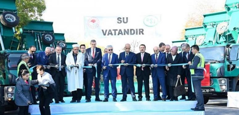 DSİ' NİN ARAÇ FİLOSUNA 60 KAMYON DAHA EKLENDİ