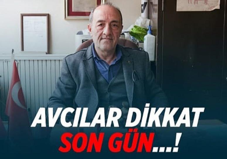 Avcıların Dikkatine!