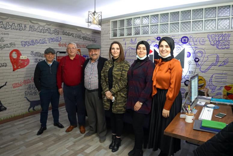 Başkan Karafazlıoğlu İlaç Medya Ajansını Ziyaret Etti.