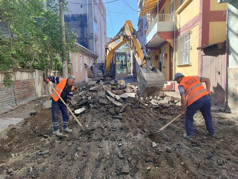 BAFRA BELEDİYESİ'NDE DURMAK YOK YOLA DEVAM