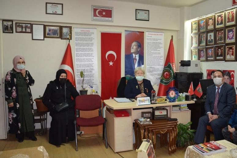 KAYMAKAM ERTÜRKMEN’DEN ŞEHİT VE GAZİ DERNEKLERİNE ZİYARET