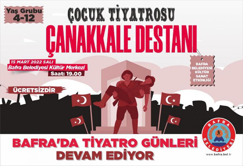 BAFRA'DA TİYATRO GÜNLERİ DEVAM EDİYOR