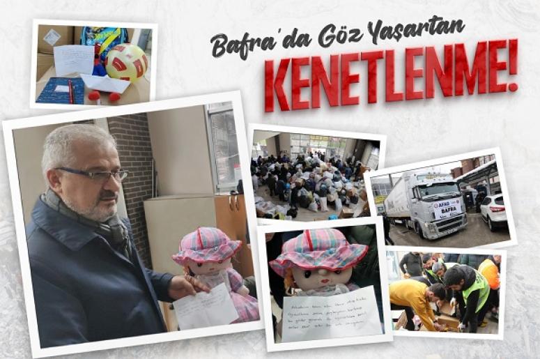 Kendi küçük ama Kocaman yüreğiyle herkesi duygulandırdı