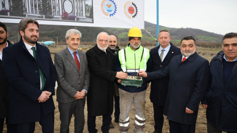 Bafra Karma OSB Camii’nin Temeli Atıldı