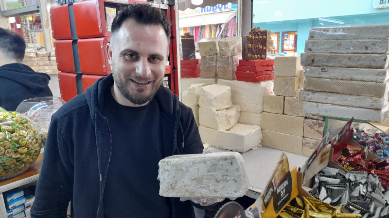 HIDIRELLEZDE HELVA SATIŞLARI TAVAN YAPTI