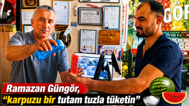 20 Yıllık Manav Ramazan Güngör'den Vatandaşlara Tavsiye: