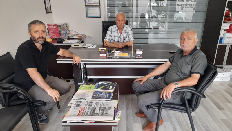 Murat Demir'den Kızılırmak Gazetesi'ne Nezaket Ziyareti