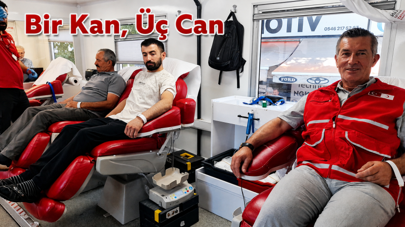 Bafra’da Esnaf ve Vatandaşlardan Kan Bağışına Yoğun İlgi