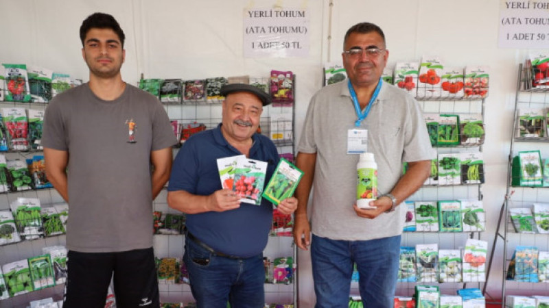 ATA TOHUMLARI BAFRA TARIM FUARI’NDA BÜYÜK İLGİ GÖRÜYOR