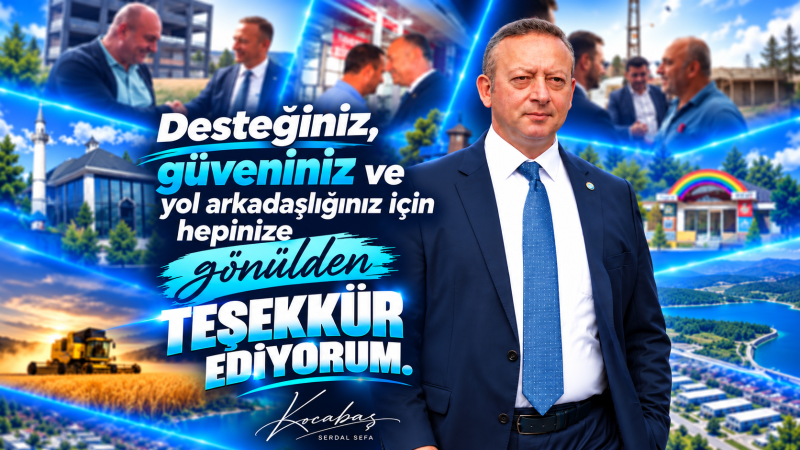  KOCABAŞ’TAN GÖNÜLDEN TEŞEKKÜR