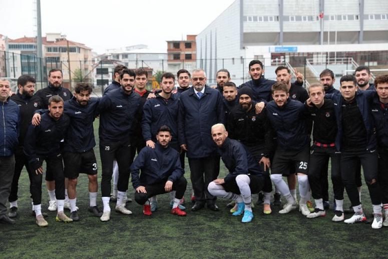 KRİTİK MAÇ ÖNCESİ BAŞKAN KILIÇ’TAN 1930 BAFRASPOR’A DESTEK