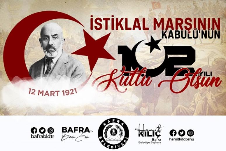 BAŞKAN KILIÇ'IN MEHMET AKİF ERSOY´U ANMA GÜNÜ MESAJI