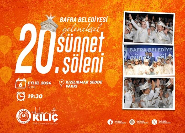 20.GELENEKSEL SÜNNET ŞÖLENİ BUGÜN