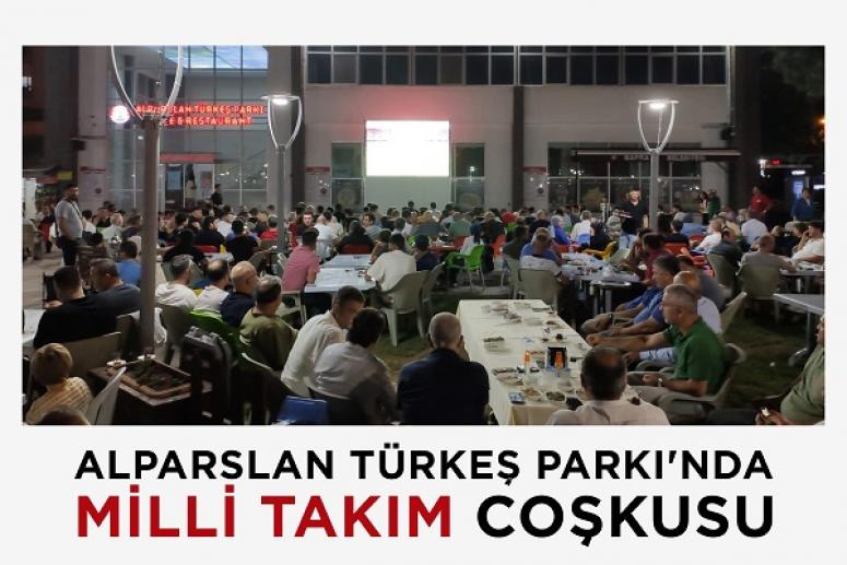 ALPARSLAN TÜRKEŞ PARKI'NDA MİLLİ TAKIM COŞKUSU