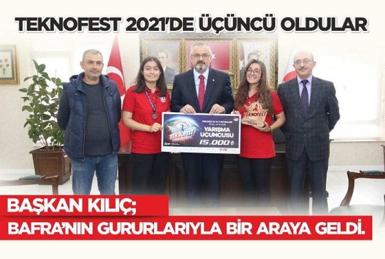 BAŞKAN KILIÇ BAFRA’NIN GURURLARIYLA BİR ARAYA GELDİ.