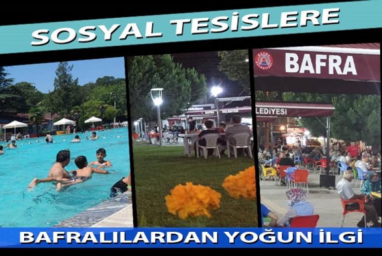 VATANDAŞLARDAN  SOSYAL TESİSLERE YOĞUN İLGİ.