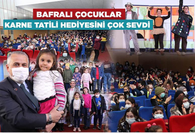 BAFRALI ÇOCUKLAR KARNE TATİLİ HEDİYESİNİ ÇOK SEVDİ